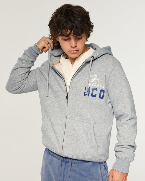 Hollister - Holiday Vault Release Logo Graphic Hoodie