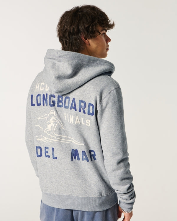 Hollister - Holiday Vault Release Logo Graphic Hoodie