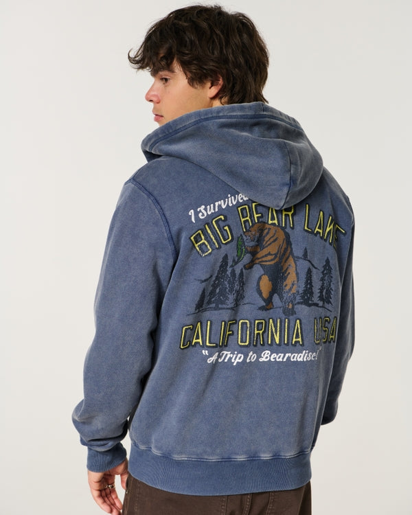 Hollister - Holiday Vault Release Logo Graphic Hoodie