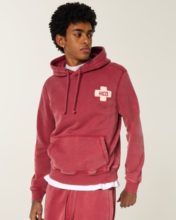 Hollister - Holiday Vault Release Logo Graphic Hoodie - Brandatak Store