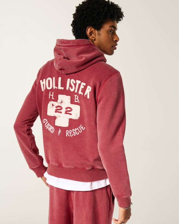 Hollister - Holiday Vault Release Logo Graphic Hoodie