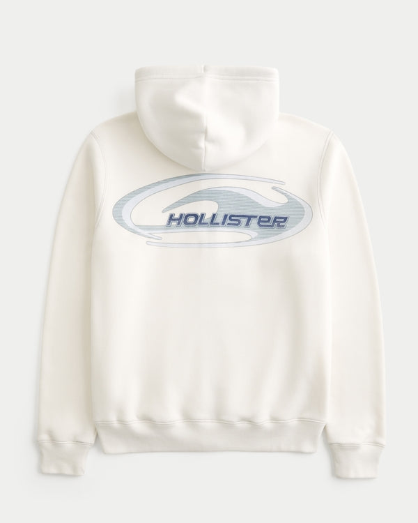 Hollister - Zip-Up Logo Hoodie