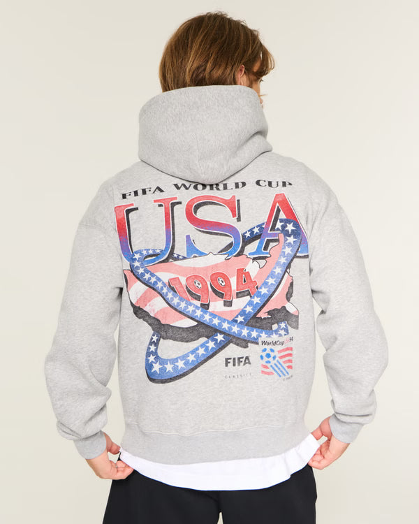 Hollister - Quarter-Zip Arsenal F.C. Graphic Sweatshirt