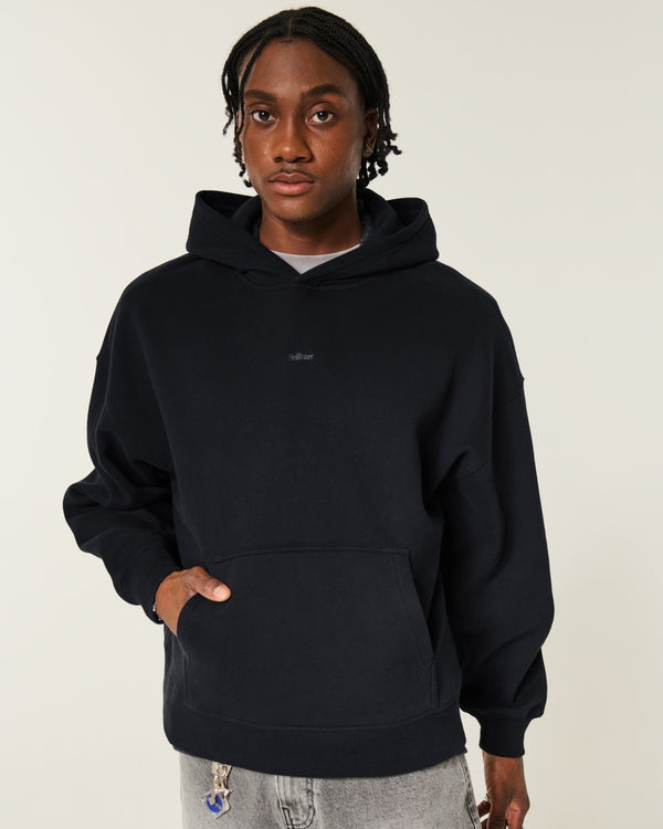 Hollister - Super Boxy Logo Hoodie