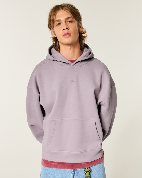 Hollister - Super Boxy Logo Hoodie