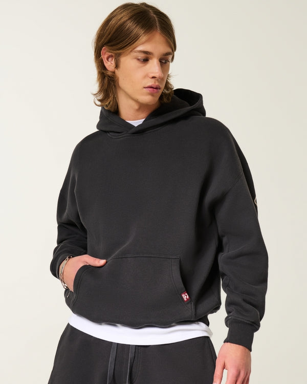 Hollister - Boxy Logo Graphic Hoodie