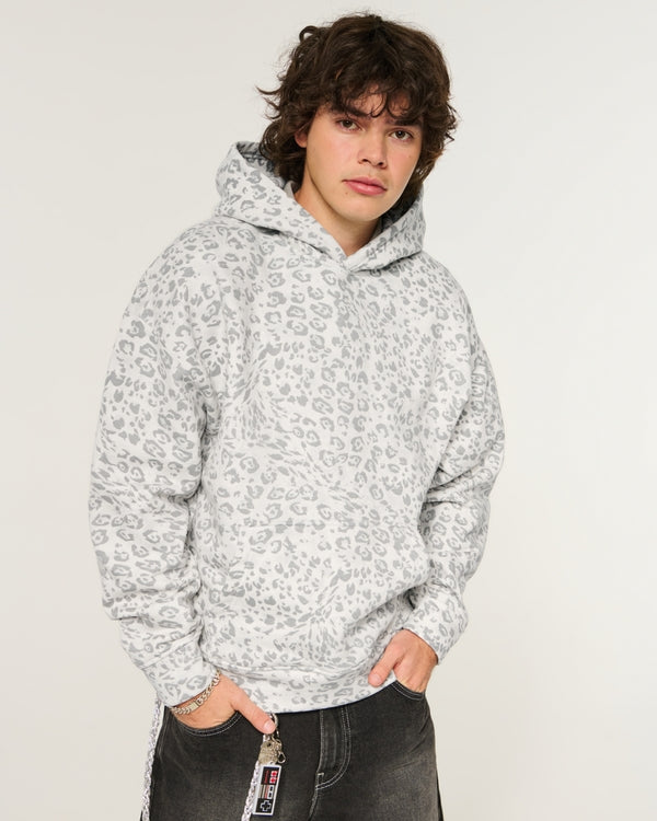 Hollister - Boxy Logo Graphic Hoodie