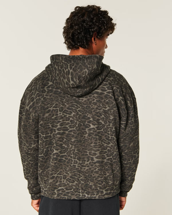 Hollister - Boxy Reversible Zip-Up Hoodie