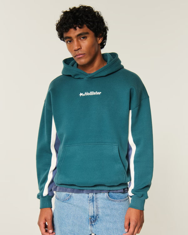 Hollister - Boxy Logo Graphic Hoodie