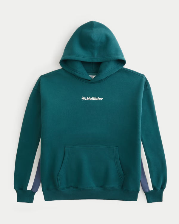 Hollister - Boxy Logo Graphic Hoodie