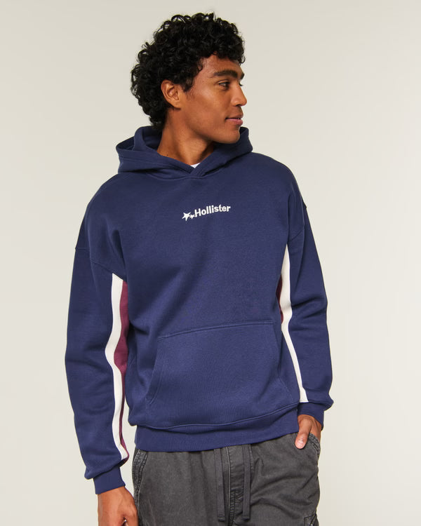Hollister - Boxy Logo Graphic Hoodie