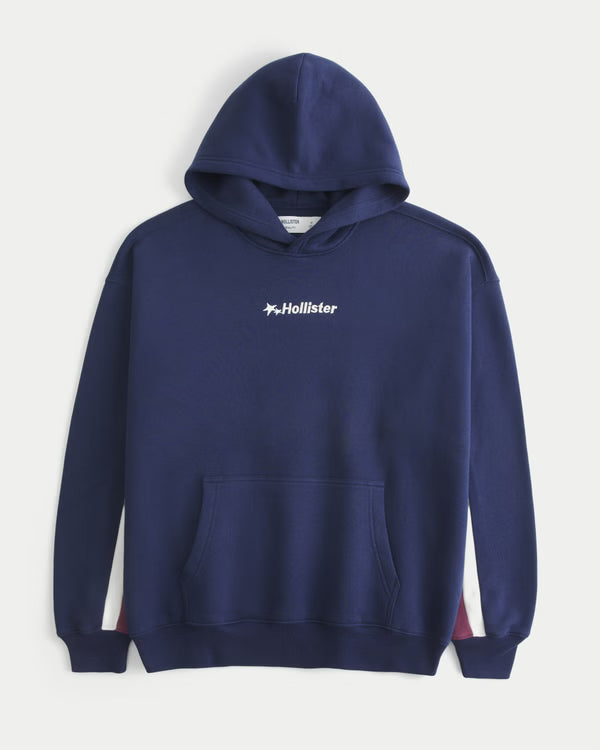 Hollister - Boxy Logo Graphic Hoodie