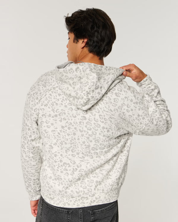 Hollister - Boxy Reversible Zip-Up Hoodie