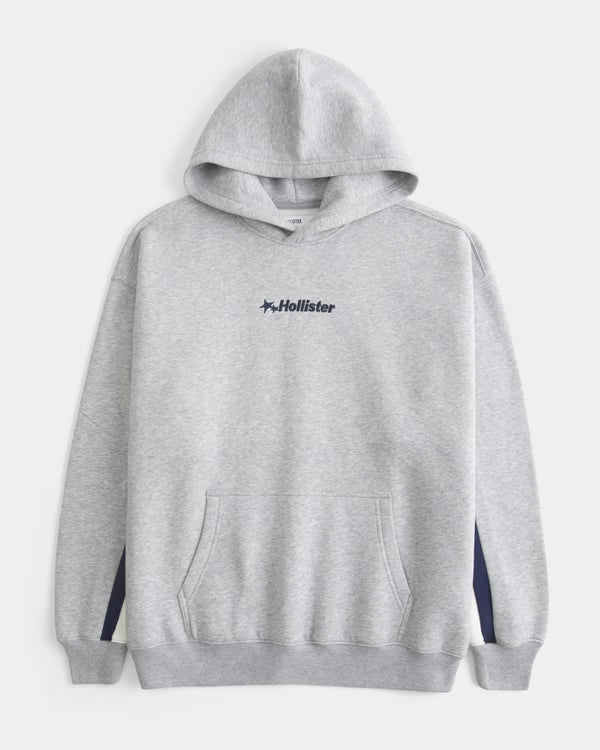 Hollister - Boxy Logo Graphic Hoodie