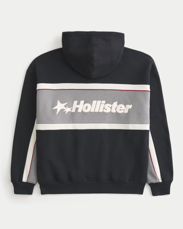 Hollister - Boxy Logo Graphic Hoodie