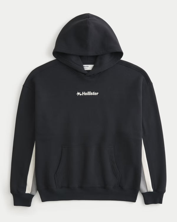 Hollister - Boxy Logo Graphic Hoodie