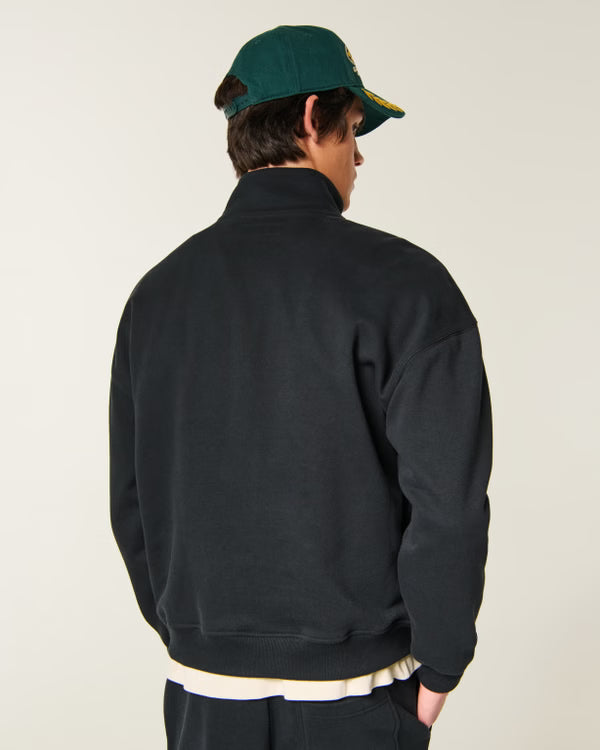 Hollister - Boxy Quarter Zip Sweatshirt