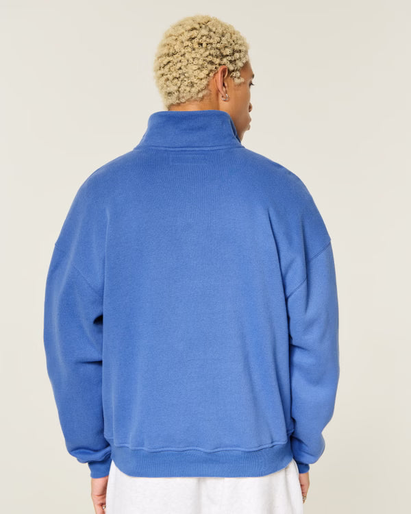 Hollister - Boxy Quarter Zip Sweatshirt