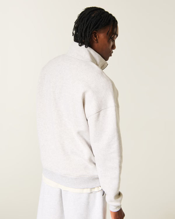 Hollister - Boxy Quarter Zip Sweatshirt