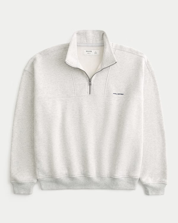 Hollister - Boxy Quarter Zip Sweatshirt