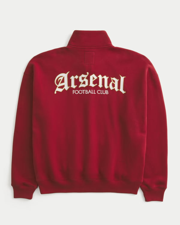 Hollister - Quarter-Zip Arsenal F.C. Graphic Sweatshirt