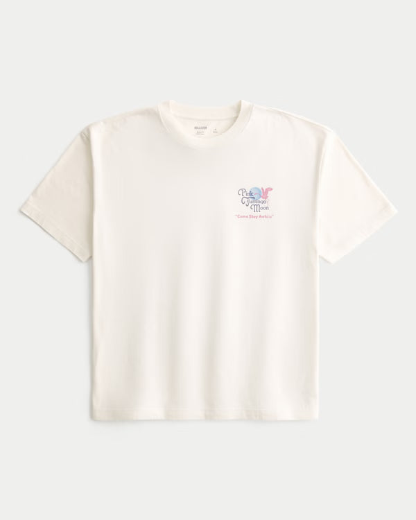 Hollister - Boxy Captain Chomps Graphic Tee