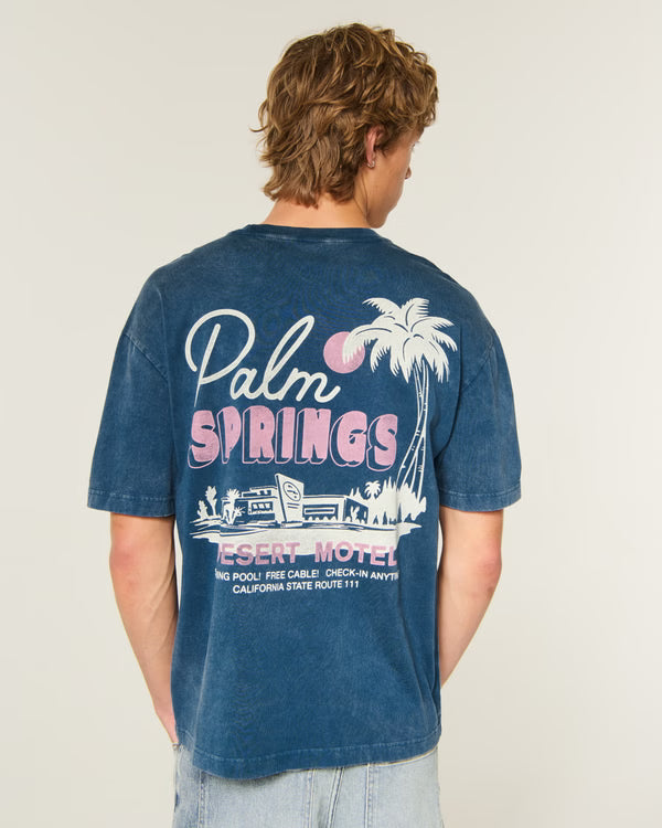 Hollister - Boxy Captain Chomps Graphic Tee