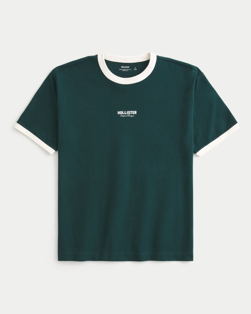 Hollister - Boxy Heavyweight Logo Graphic Tee IMMEDIATE