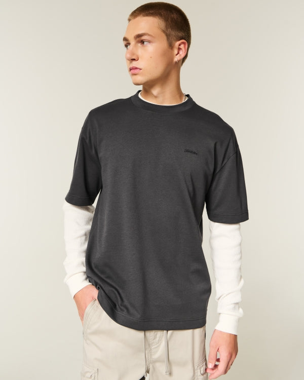 Hollister - Boxy Logo Cooling Tee