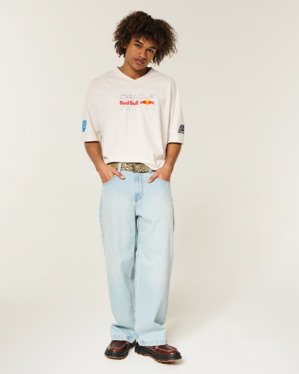Hollister - Heavyweight Oracle Red Bull Racing Graphic Football Jersey