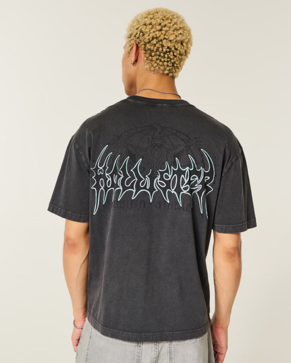 Hollister - Boxy Logo Graphic Tee