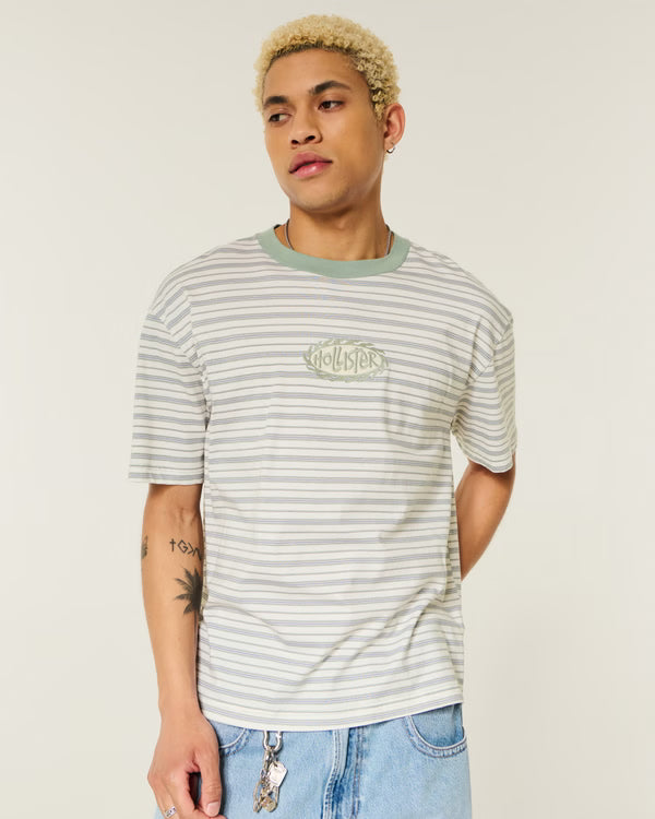 Hollister - Boxy Logo Graphic Tee