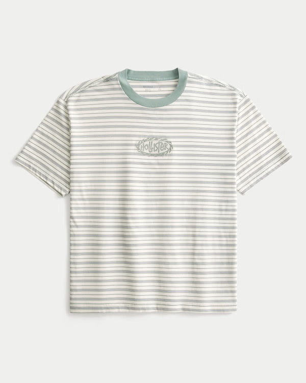 Hollister - Boxy Logo Graphic Tee