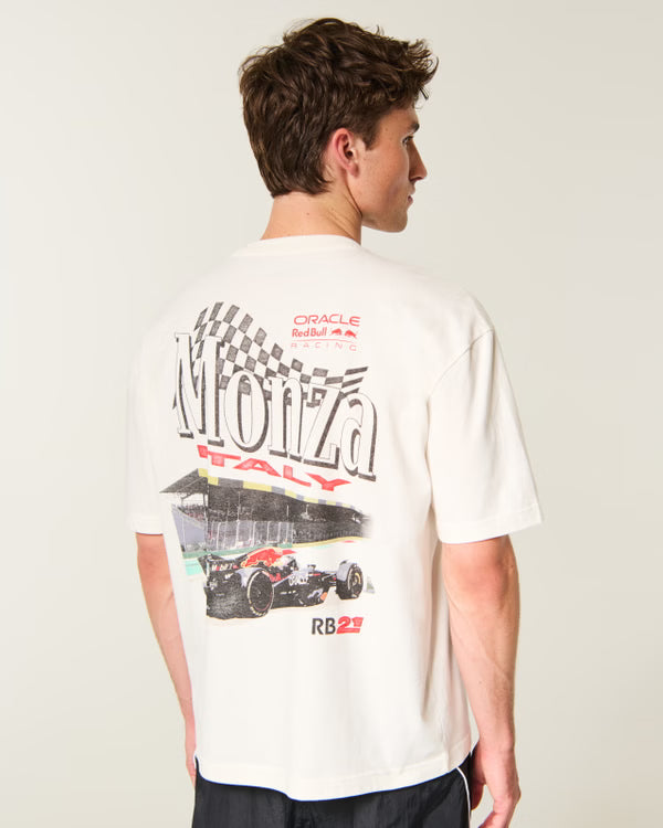 Hollister - Boxy Oracle Red Bull Racing Graphic Tee