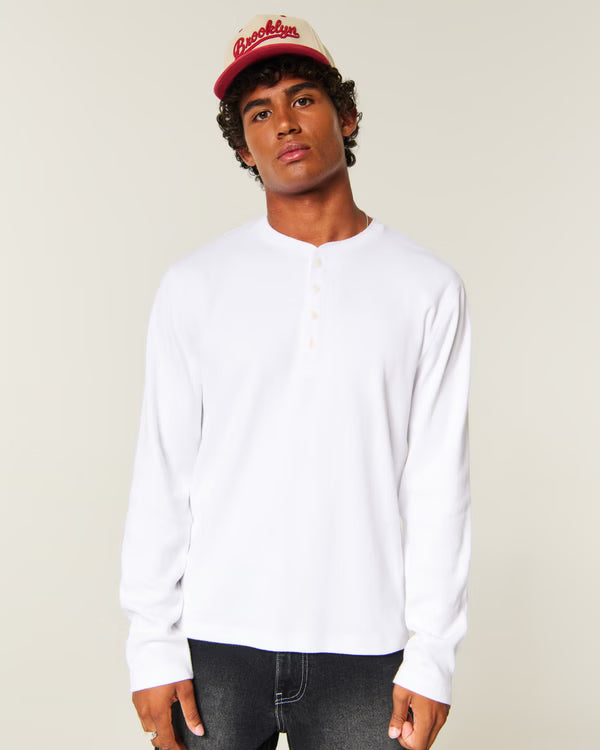 Hollister - Rib Henley