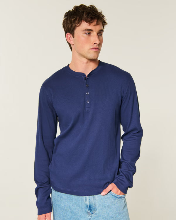 Hollister - Rib Henley