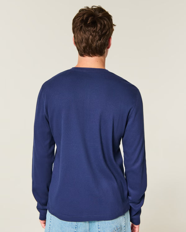 Hollister - Rib Henley