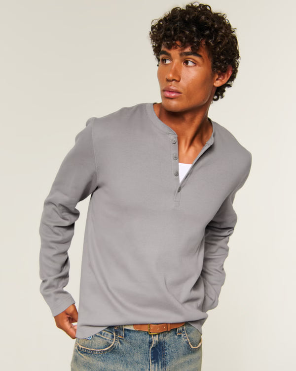 Hollister - Rib Henley