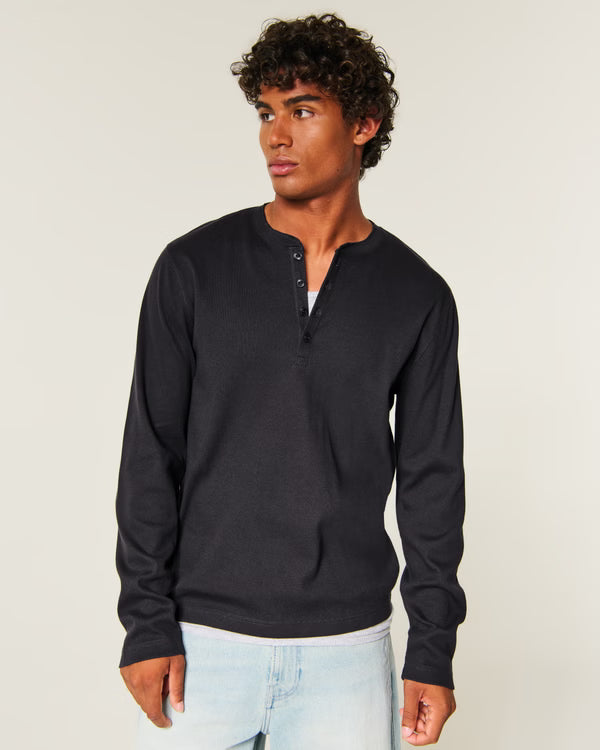 Hollister - Rib Henley