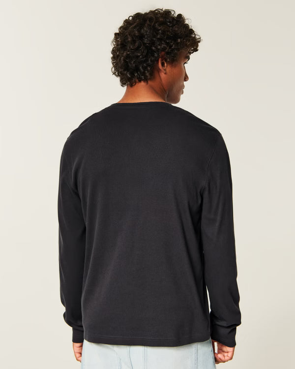 Hollister - Rib Henley