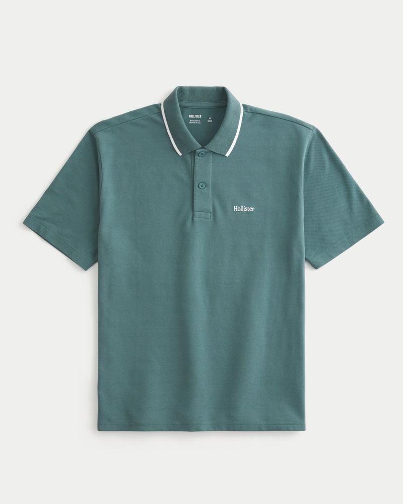 Hollister - Relaxed Logo Polo IMMEDIATE