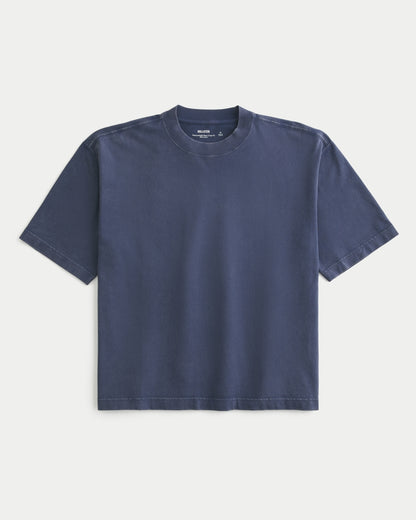 Boxy Heavyweight Crop Crew T-Shirt
