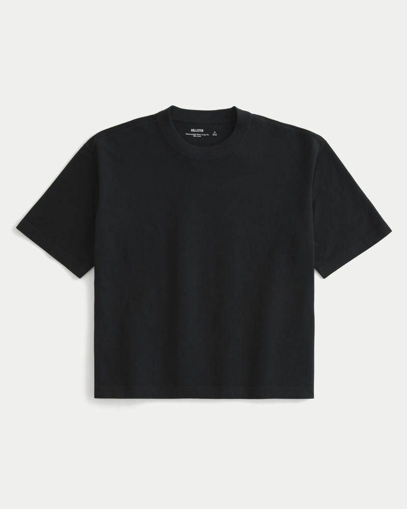 Boxy Heavyweight Crop Crew T-Shirt