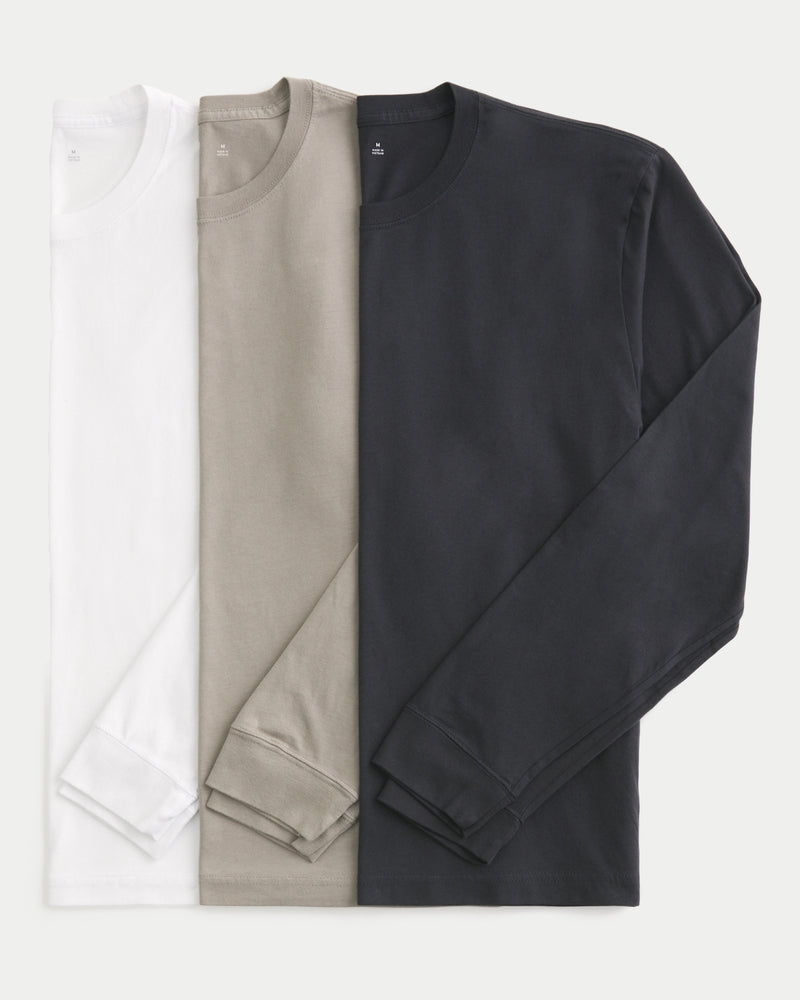 Hollister - Long-Sleeve Cotton Layering T-Shirts