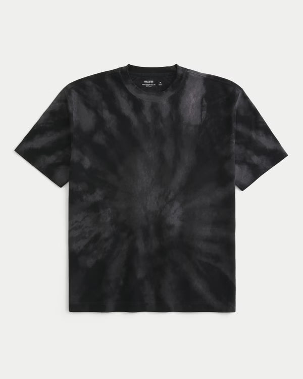 Hollister - Boxy Heavyweight Washed Cotton Crew T-Shirt