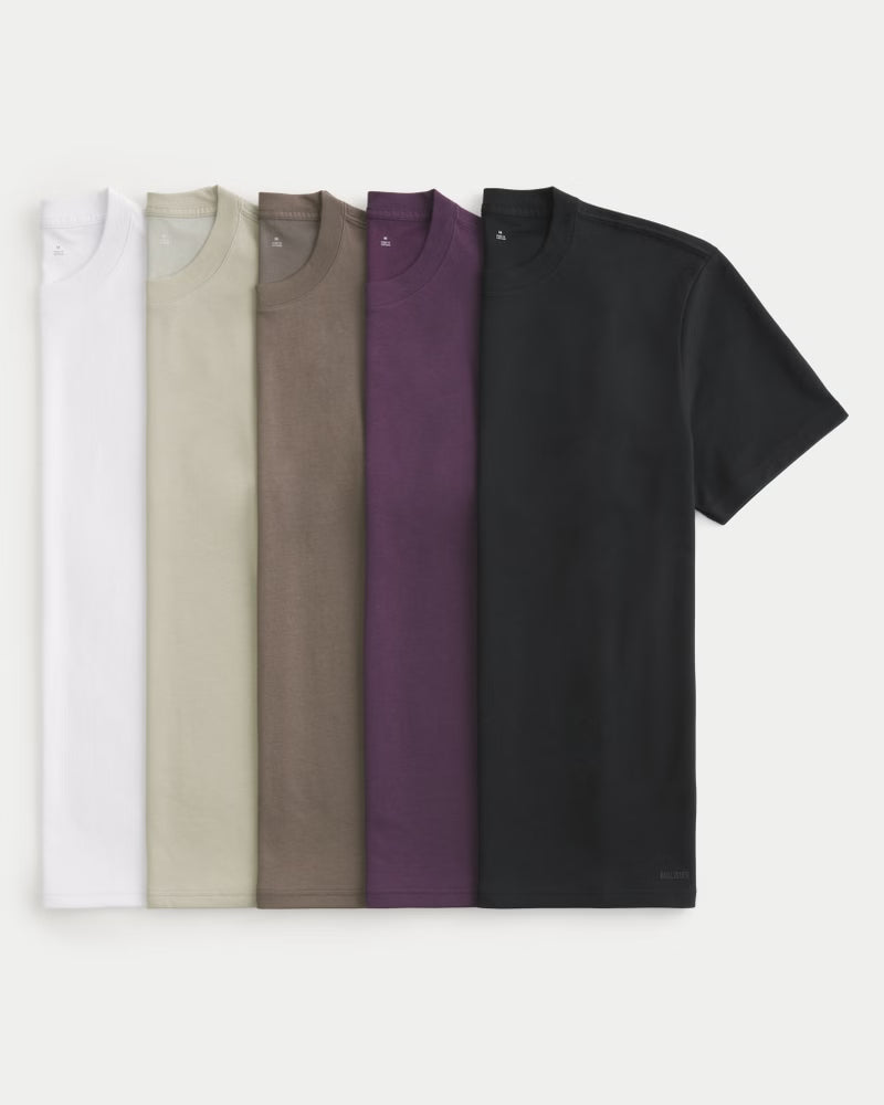 Hollister - Relaxed Everyday Tee 5-Pack