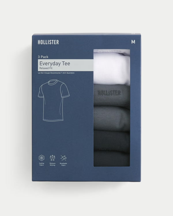 Hollister - Everyday Tee 3-Pack IMMEDIATE