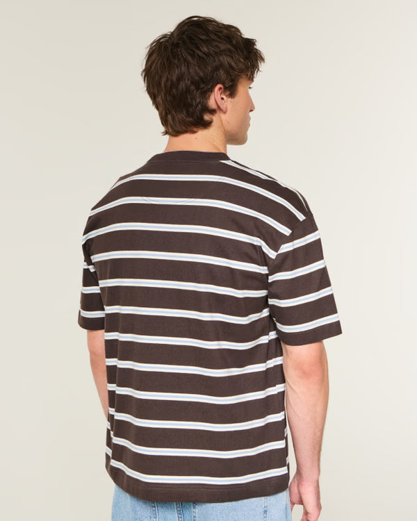 Hollister - Boxy Heavyweight Cotton Crew T-Shirt