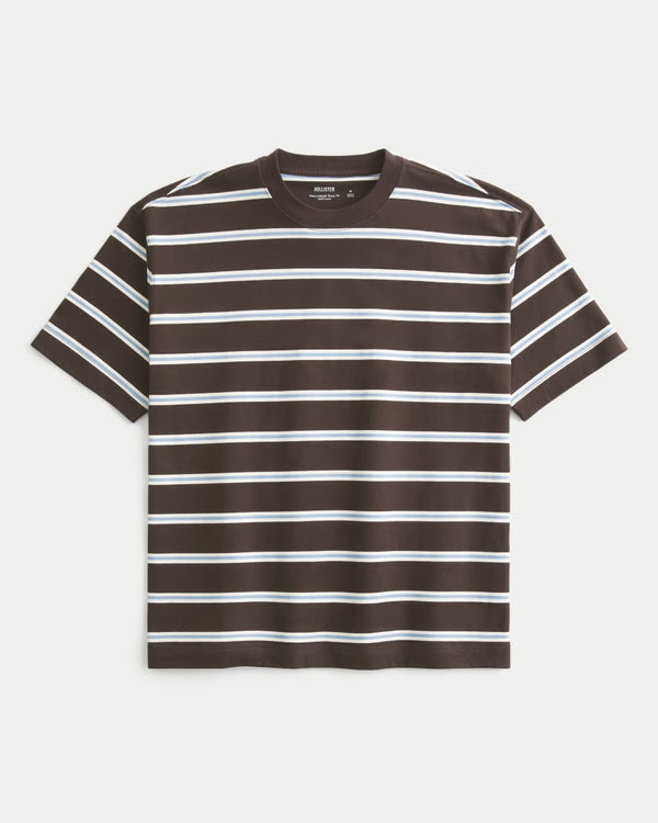 Hollister - Boxy Heavyweight Cotton Crew T-Shirt