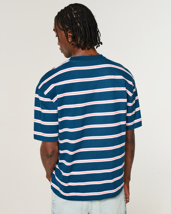 Hollister - Boxy Heavyweight Cotton Crew T-Shirt